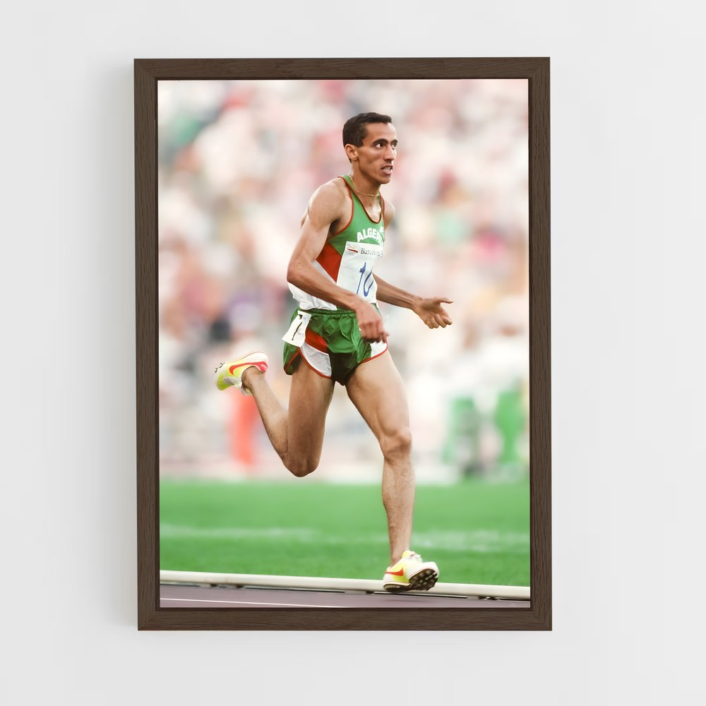 Poster L'Élan de Noureddine – affiche Athlétisme (vue 5)